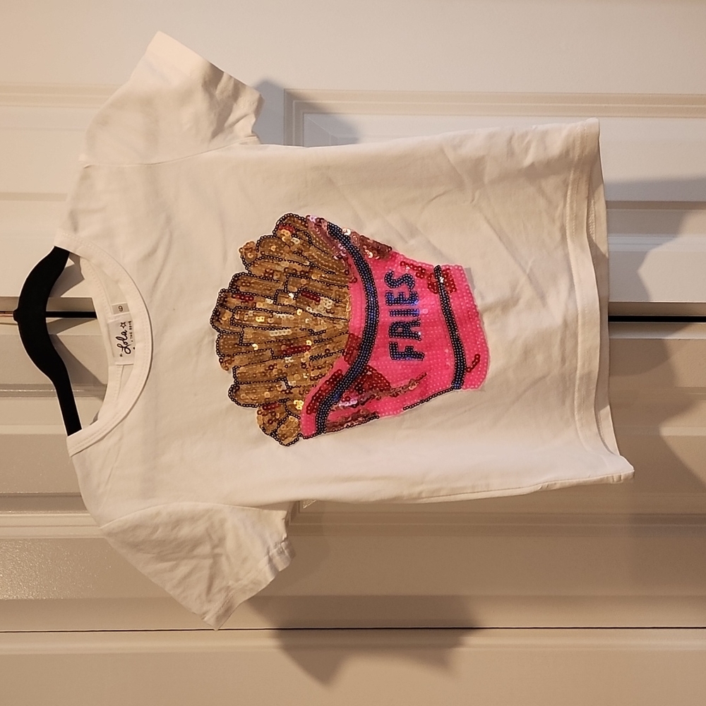 Lola + The Boys Sequin T-shirt